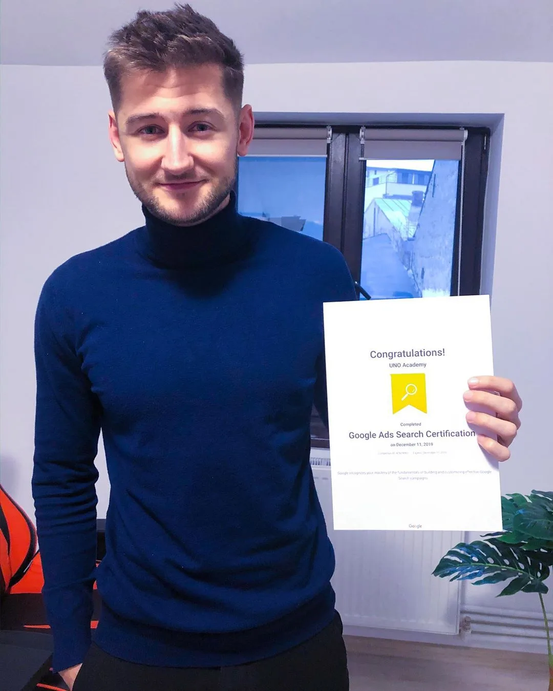 eu obtinand un certificat digital de la google