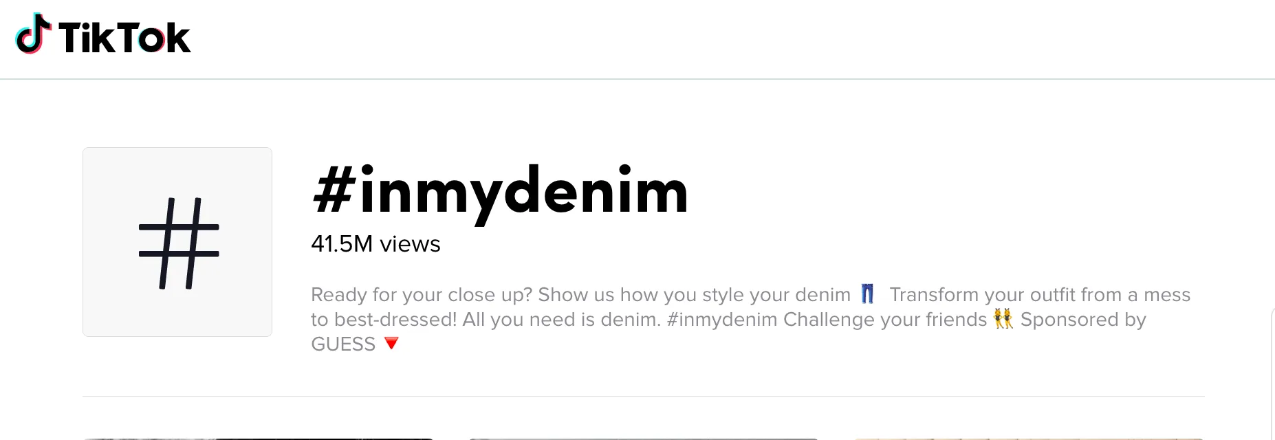 provocarea inmydenim pe tiktok