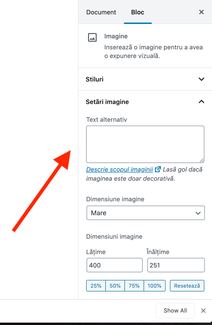 alt tag in wordpress