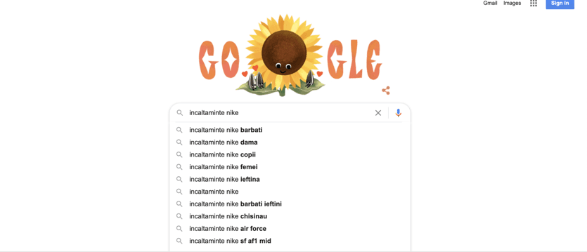 google autosuggest cuvinte cheie